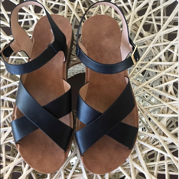 New open toe cross sandals super comfy - Picture 4 of 12